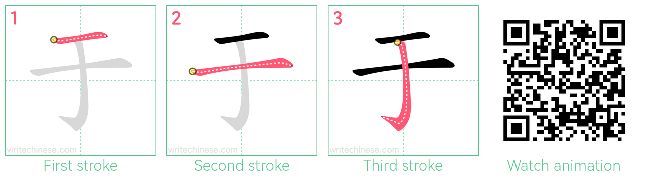 于 step-by-step stroke order diagrams