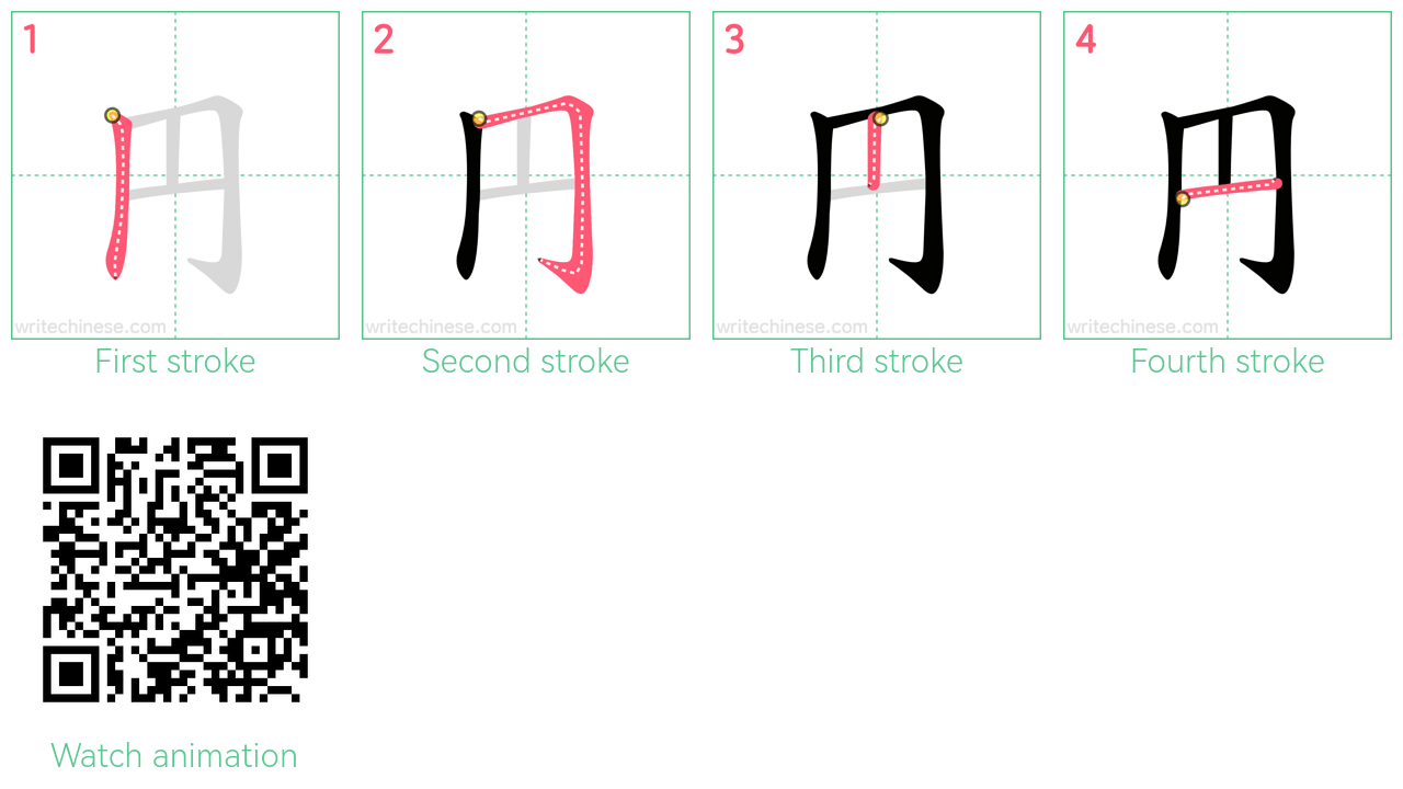 円 step-by-step stroke order diagrams