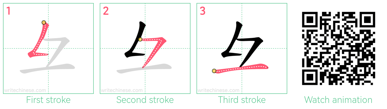 彑 step-by-step stroke order diagrams