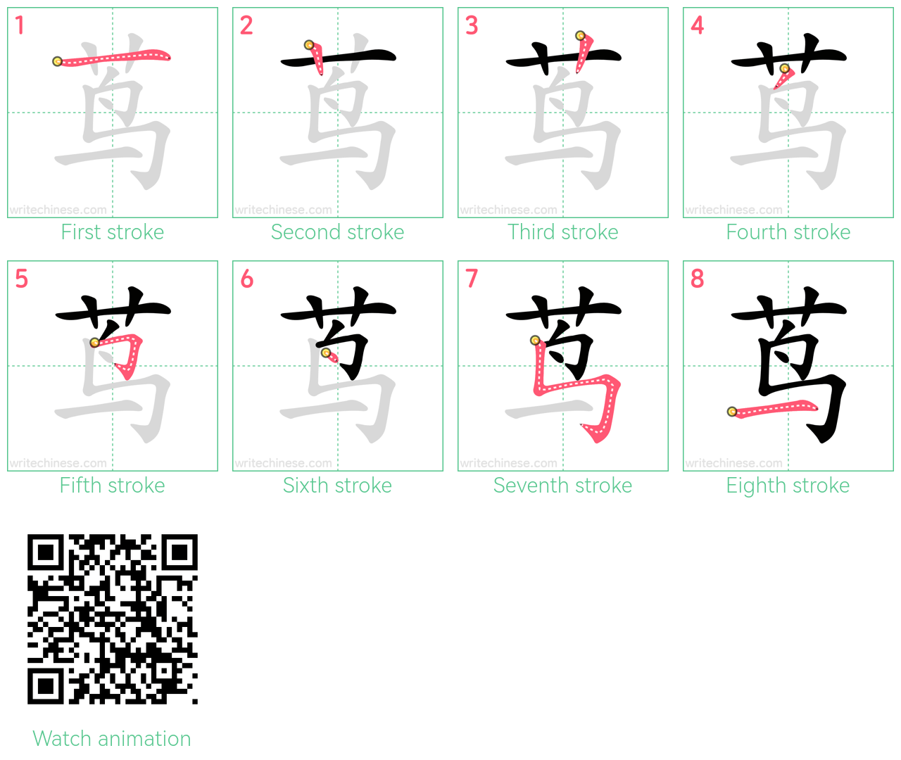 茑 step-by-step stroke order diagrams